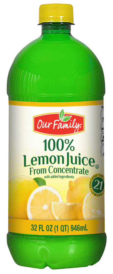 Our Family  lemon juice from concentrate Full-Size Picture